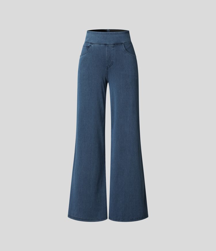 Serafina - Elastic High Waist Pants