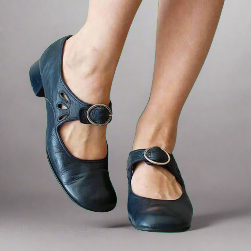 Denisa | Orthopedic leather sandals with a comfortable wedge sole