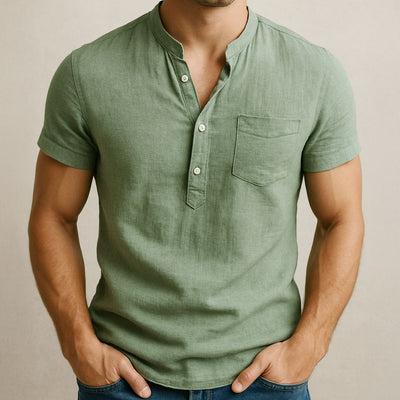 LinenEase Henley