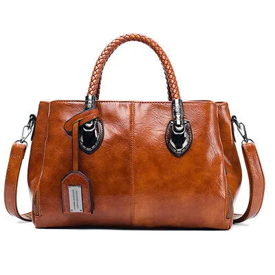 Rowan™ Elegant Synthetic Leather Dufflebag