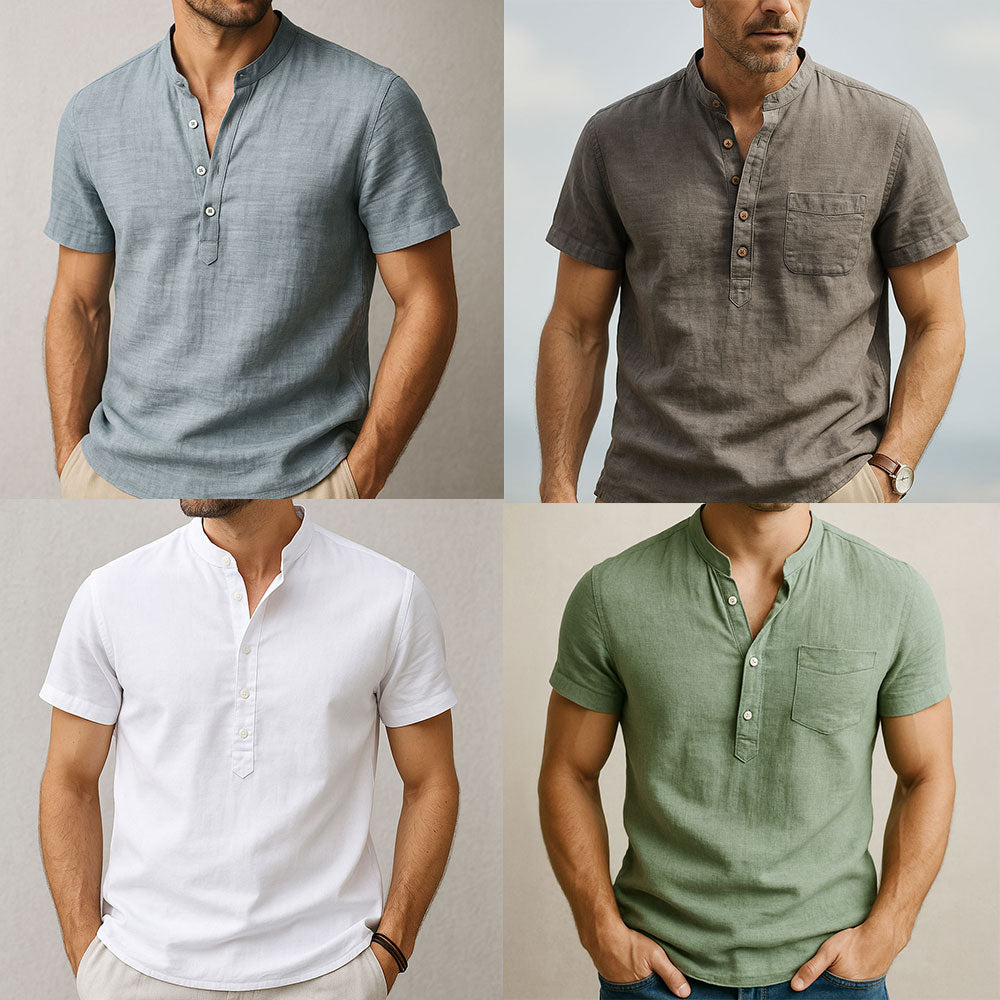 LinenEase Henley