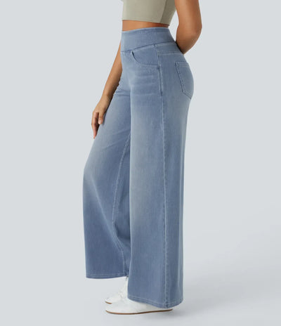 Serafina - Elastic High Waist Pants